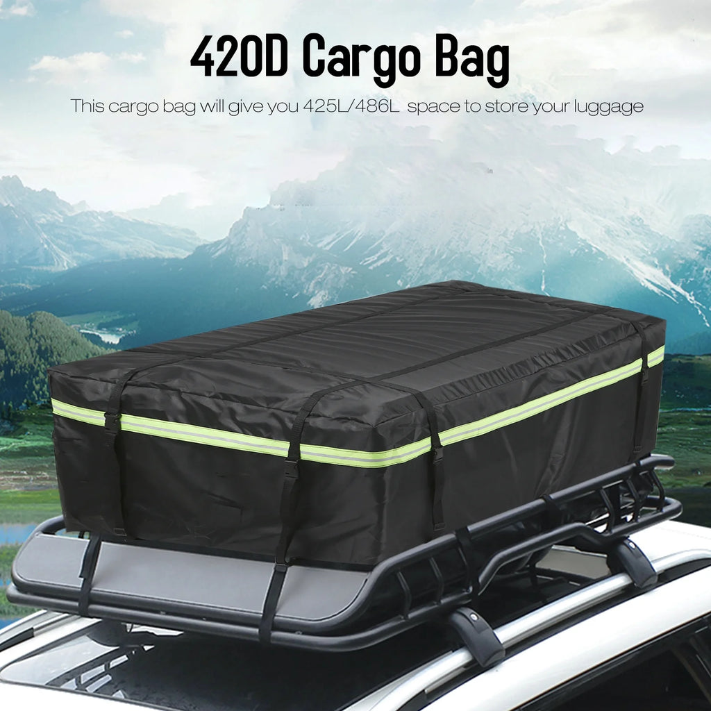 Car Roof Cargo Carrier with Night Reflective Strip L88114