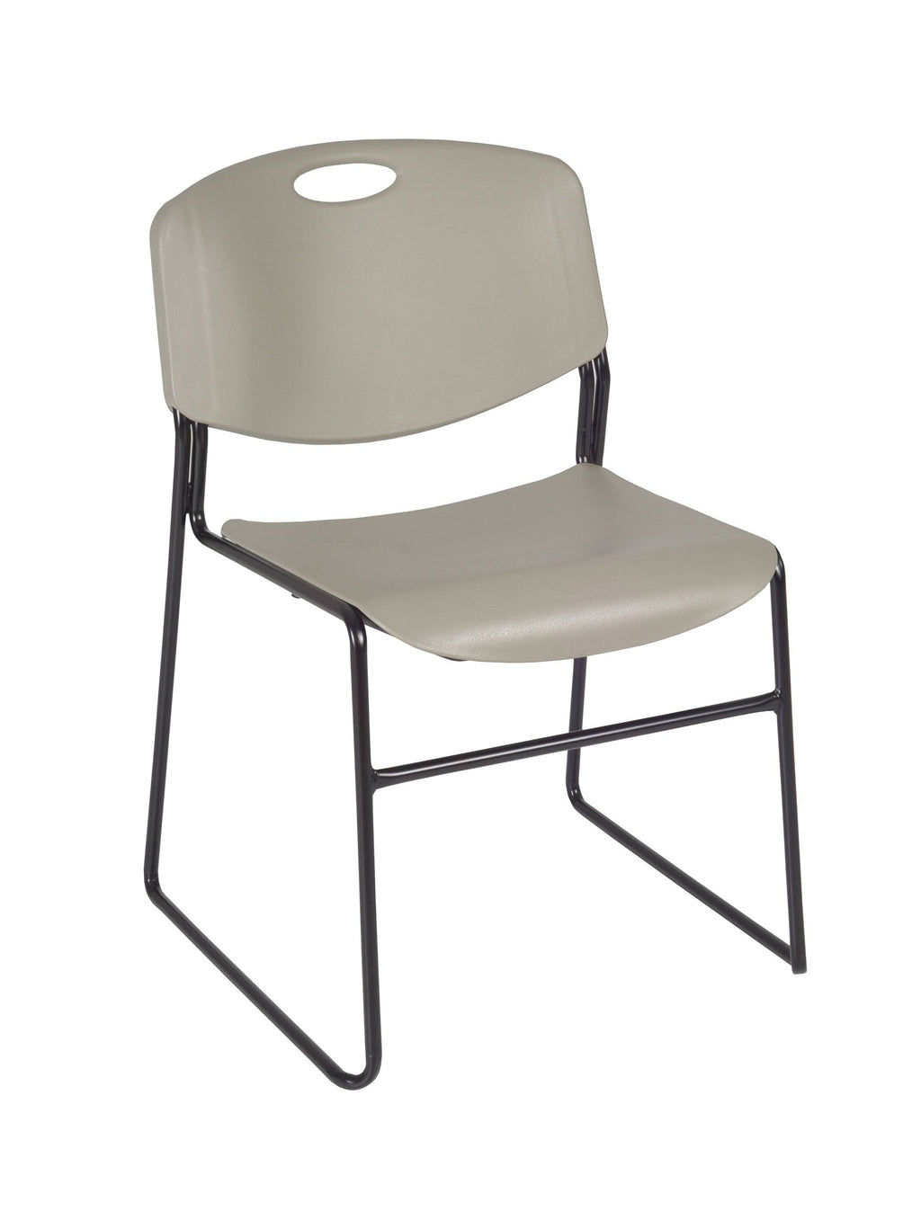 36x22 Round Breakroom Table with 4 Stack Chairs P87037
