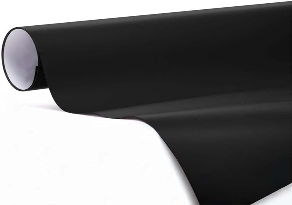 Satin Black Vinyl Wrap Roll 3ft x 5ft Pack of 2 M625