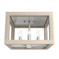 Brushed Nickel 4 Light Flush Mount F522