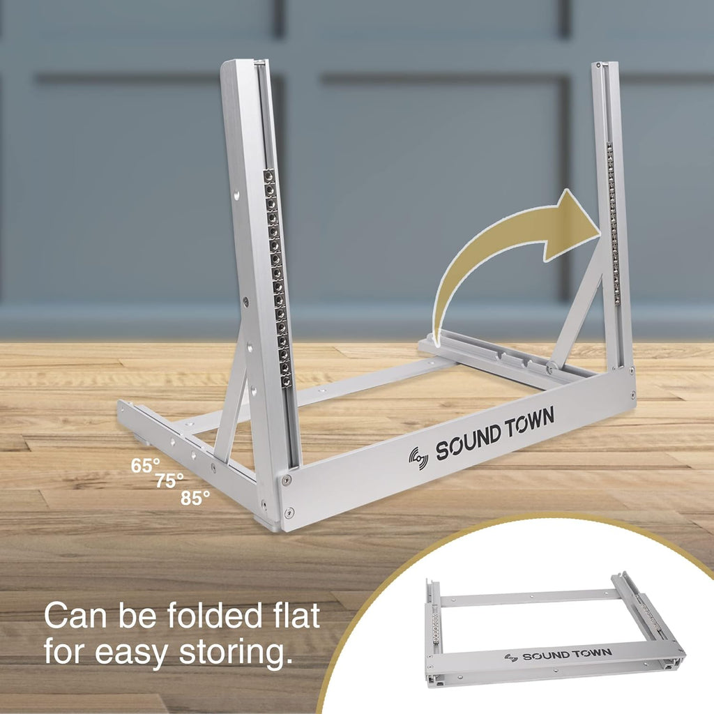8U Aluminum 2-Post Desktop Open-Frame Rack X648592