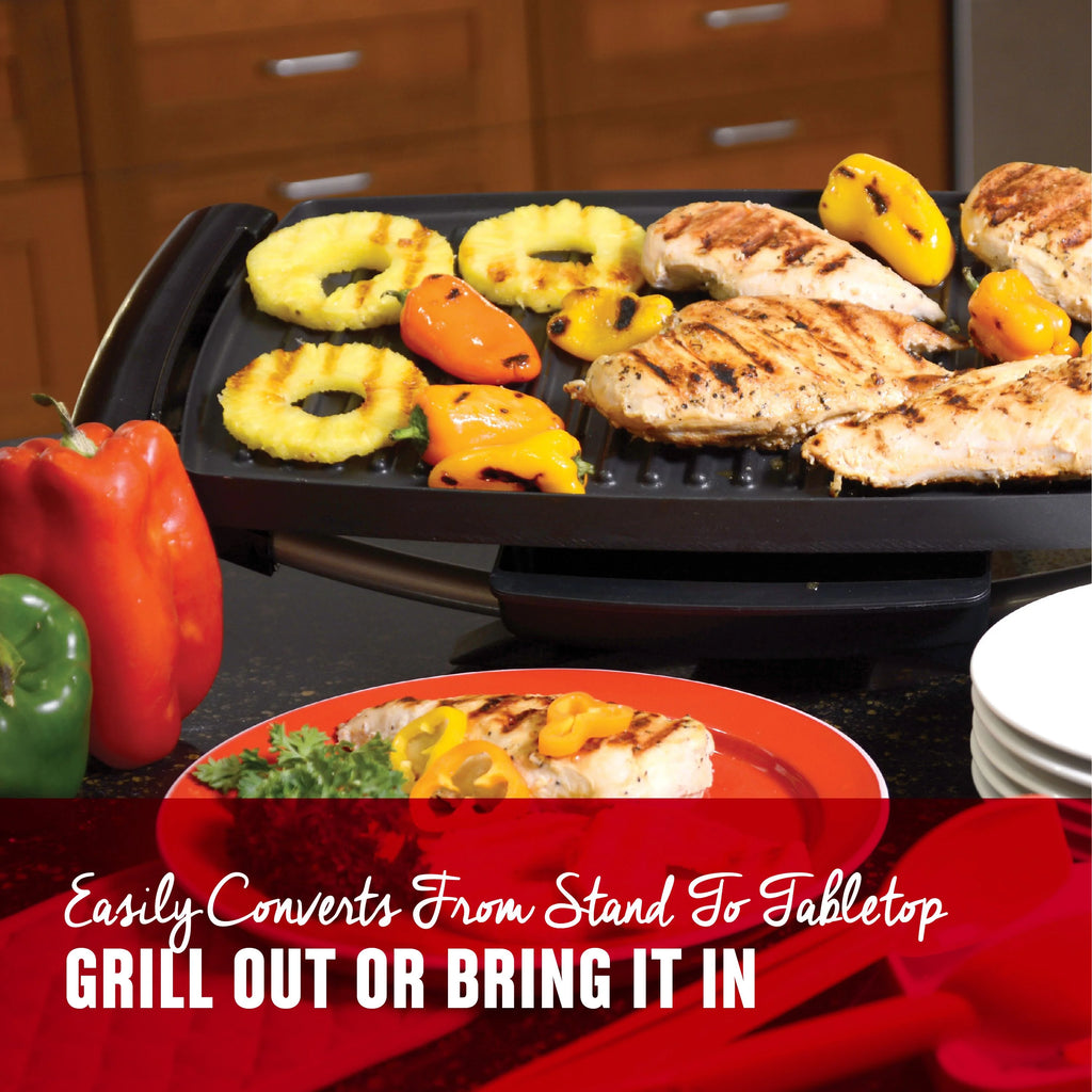 Red Rectangular Electric Grill U75042