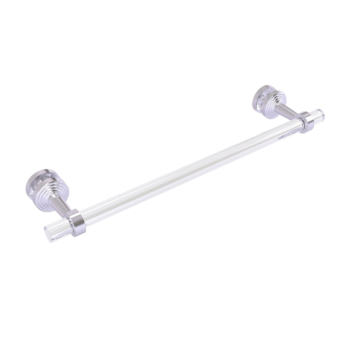 18 in. Satin Chrome Shower Door Towel Bar K1176