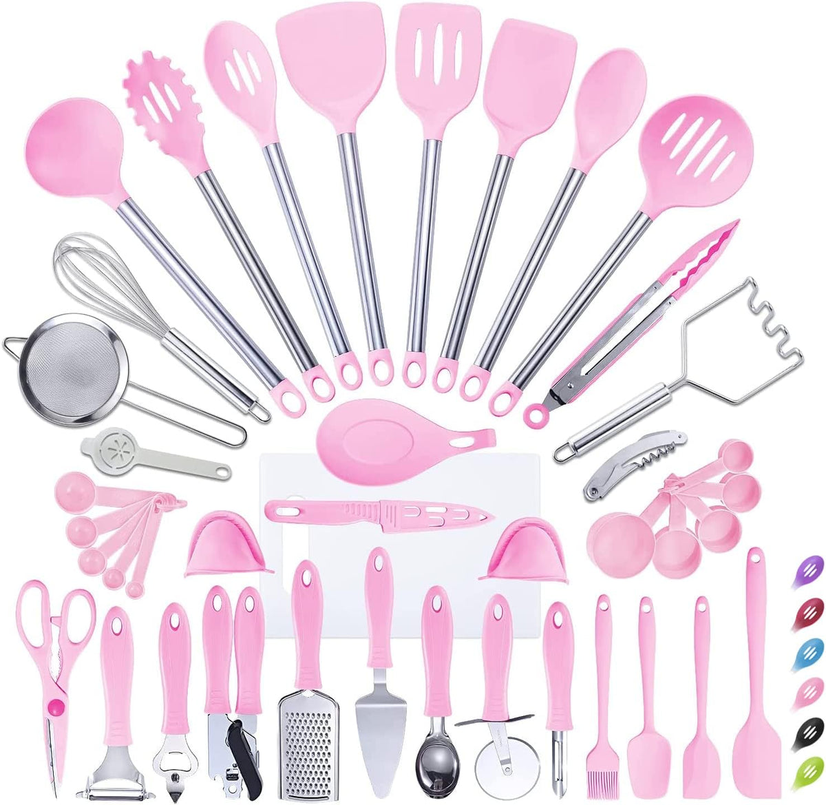 42Pcs Nylon Non-Stick Cooking Utensils Set G7456