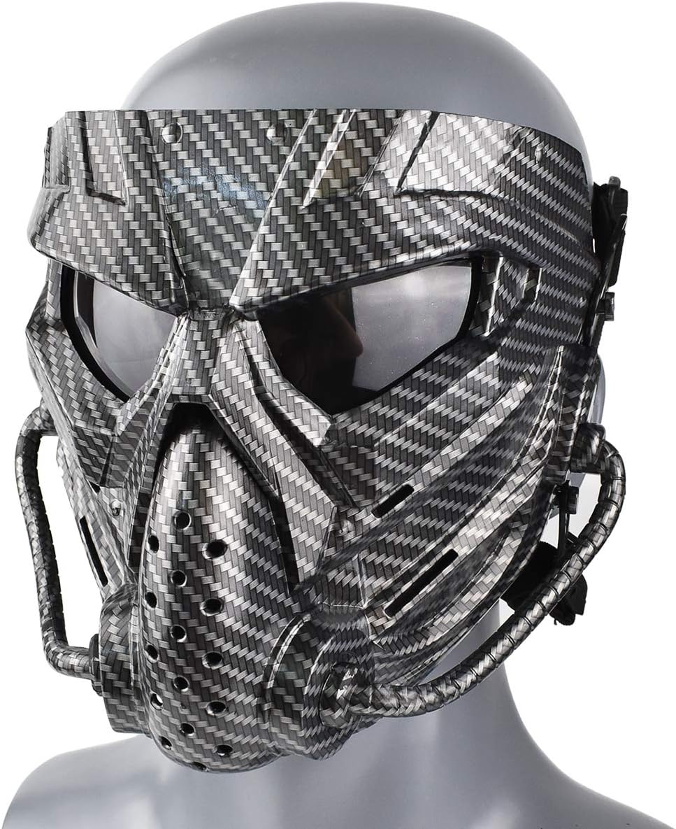 Alien Airsoft Mask Full Face Tactical Mask with Eye Protection Impact Resistant F179931