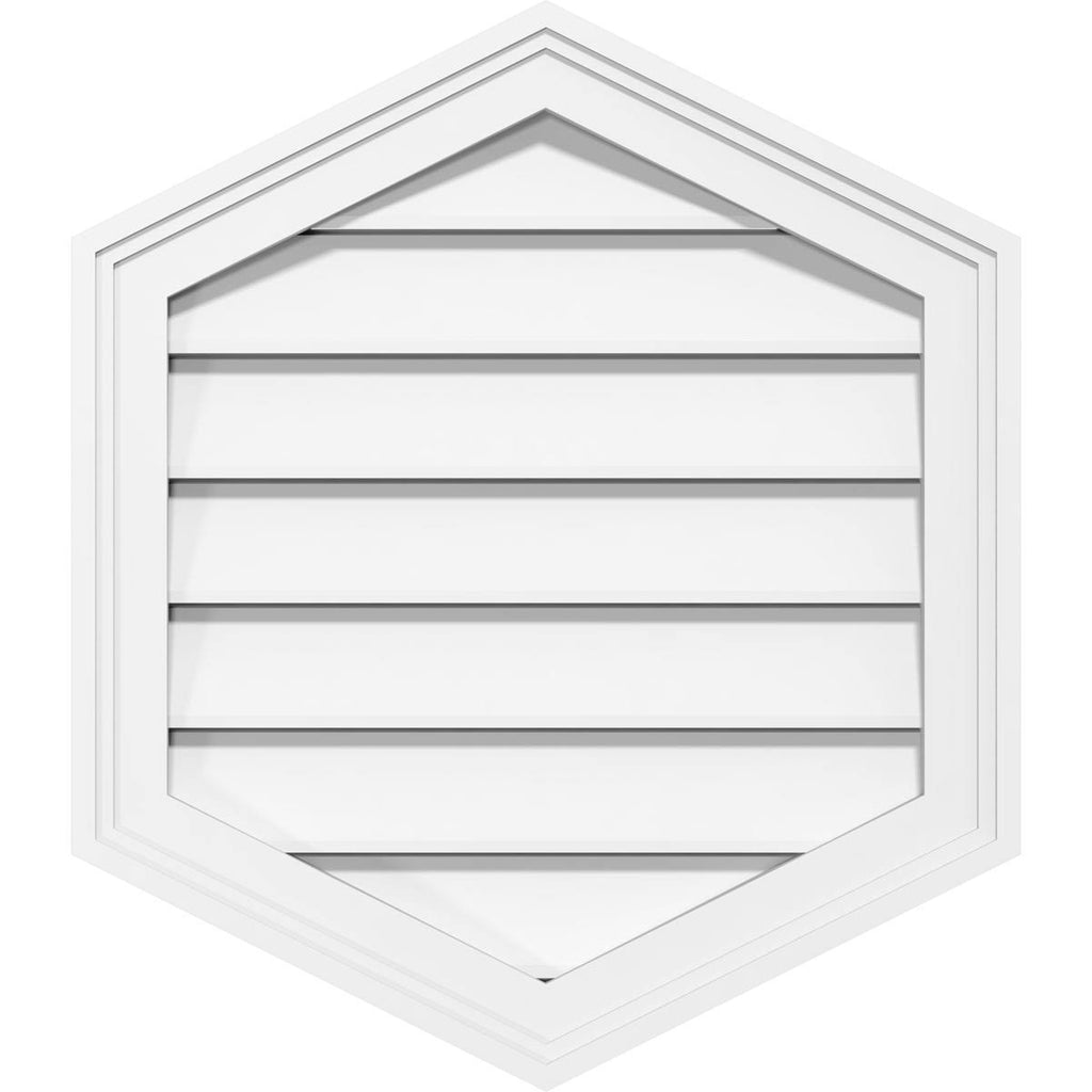 PVC Gable Vent 10/12 Pitch P87635