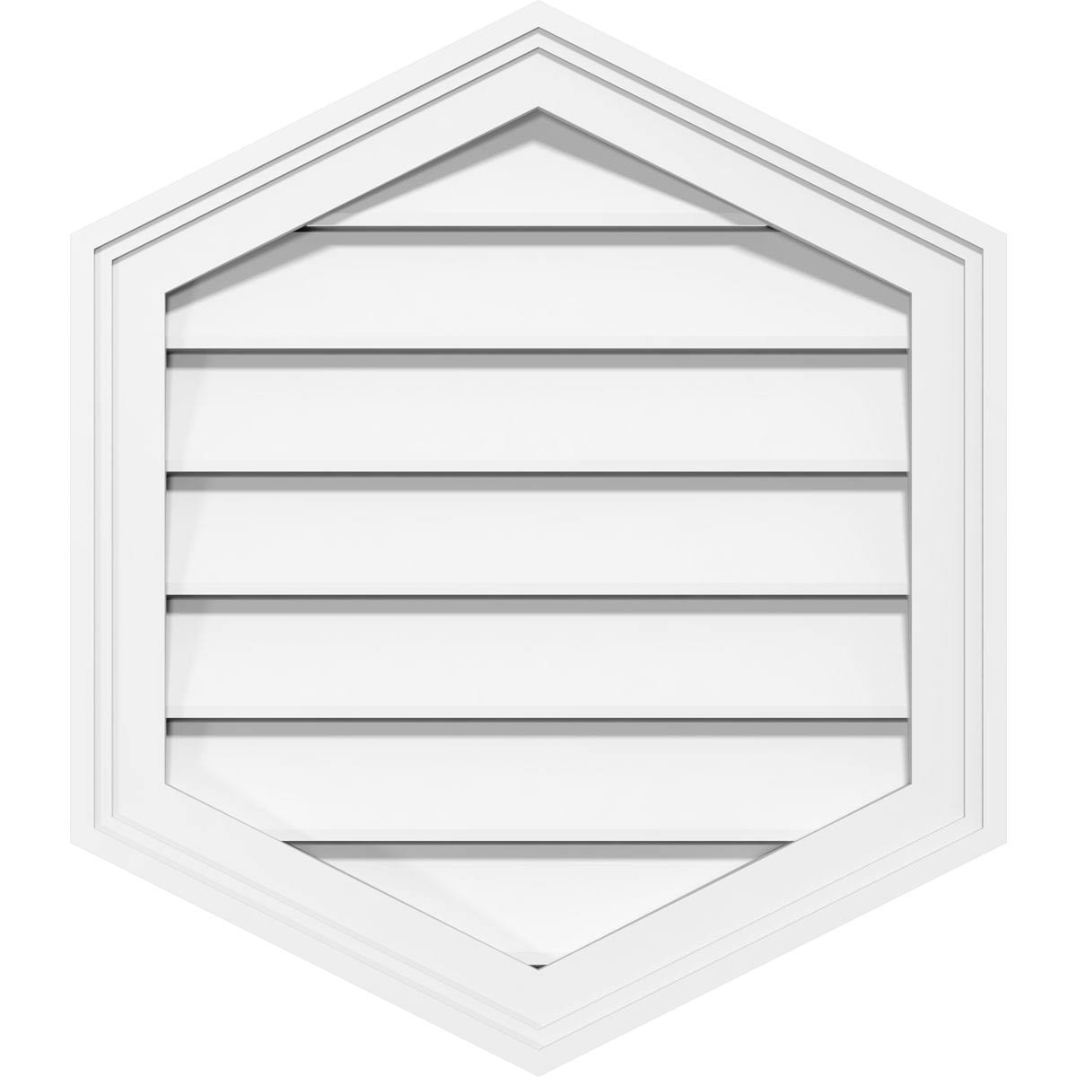PVC Gable Vent 10/12 Pitch P87635