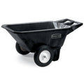 Black 7.5 Cu. ft. Low Wheel Cart J75216