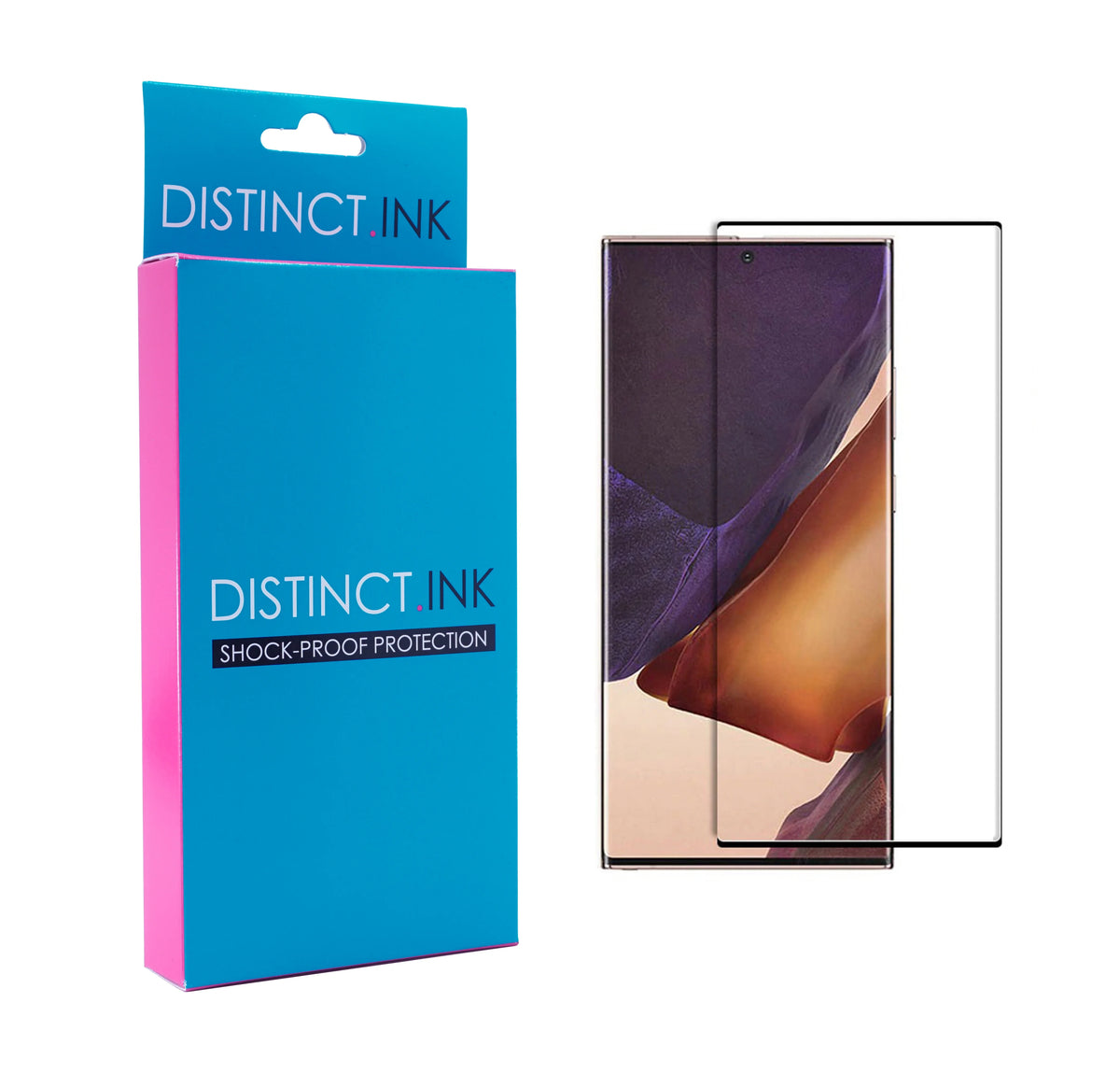 Clear Shockproof Hybrid Case for Samsung Galaxy Note 20 with Tempered Glass Screen Protector D107503