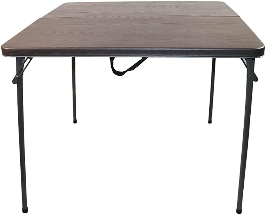 Brown Square Folding Card Table I36498