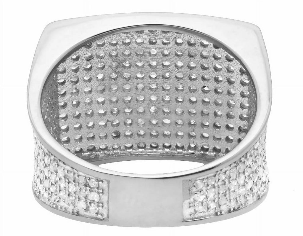 Pave Eternity Real Diamond Ring Band 0.6Ct Sz-7 K8383