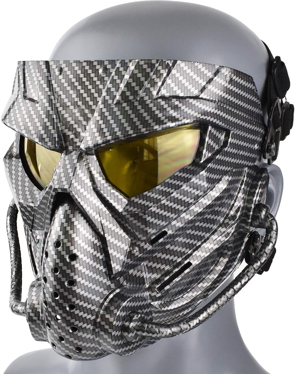 Alien Airsoft Mask Full Face Tactical Mask with Eye Protection Impact Resistant F179931