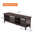 Walnut/Oak Wood TV Stand O1393