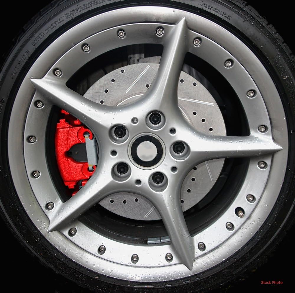 Red Powder Coated Caliper Assembly Set Kit X16391