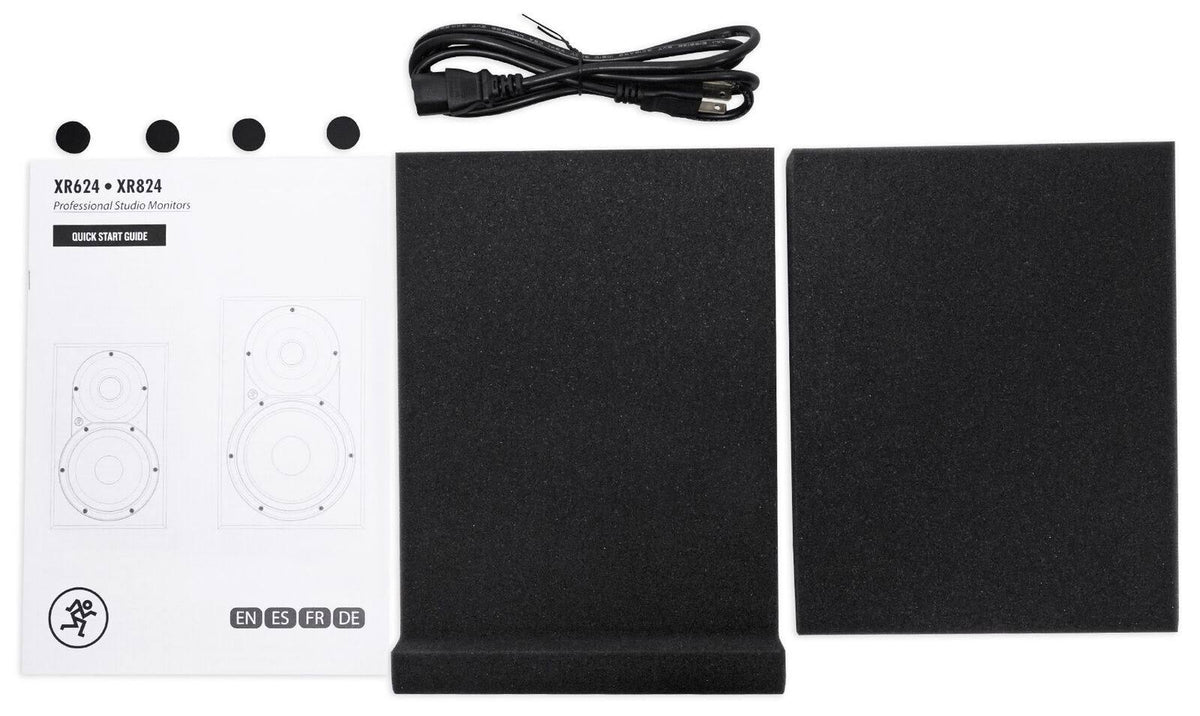 Powered Studio Monitor with Mic Mount Headphones Cables R871252