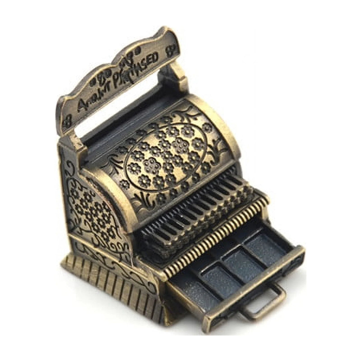 Vintage Metal Cash Register Dollhouse Miniature Furniture Z859870