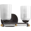Antique Bronze Two-Light Bath E8669