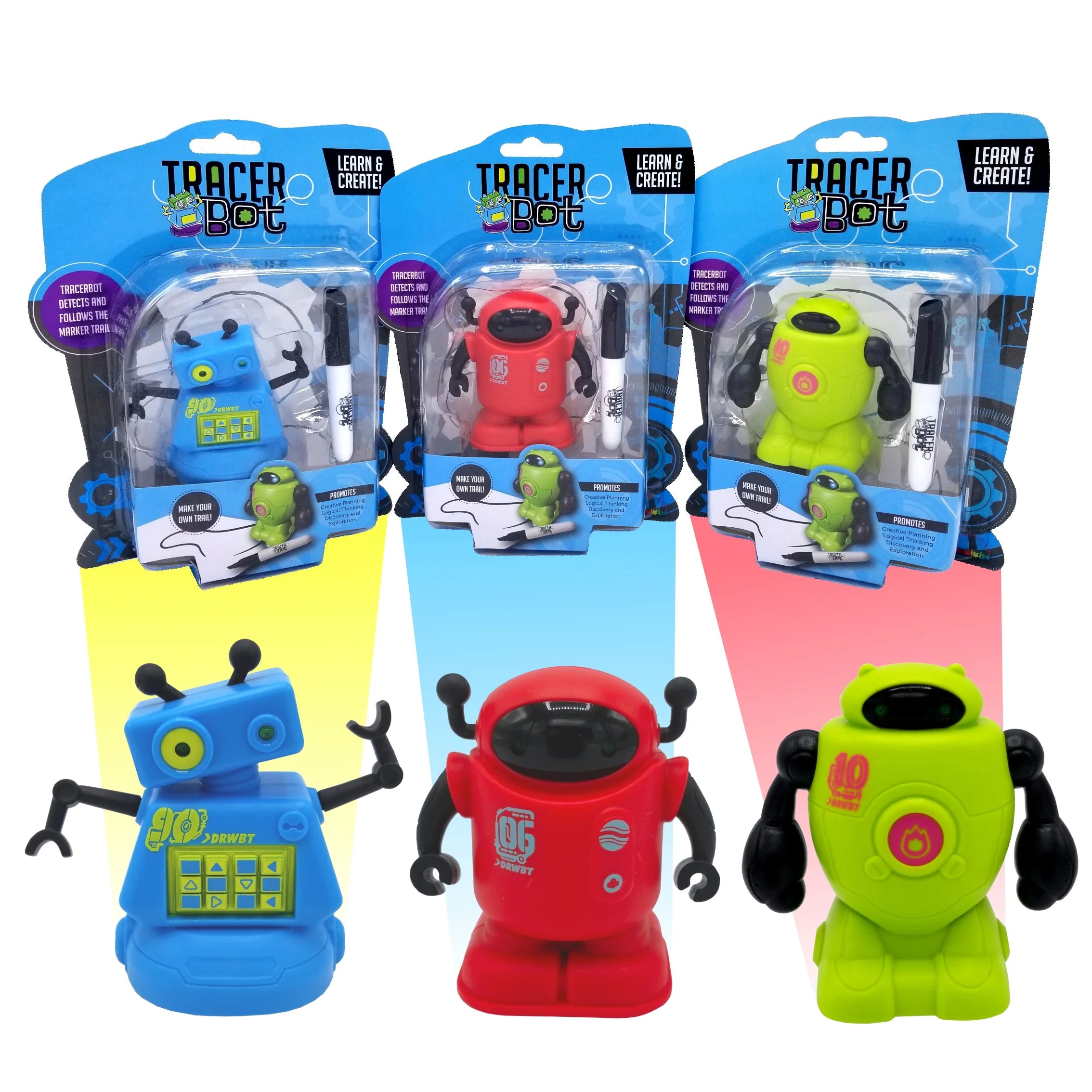 Green Mini Inductive Robot Stem Toy S46874