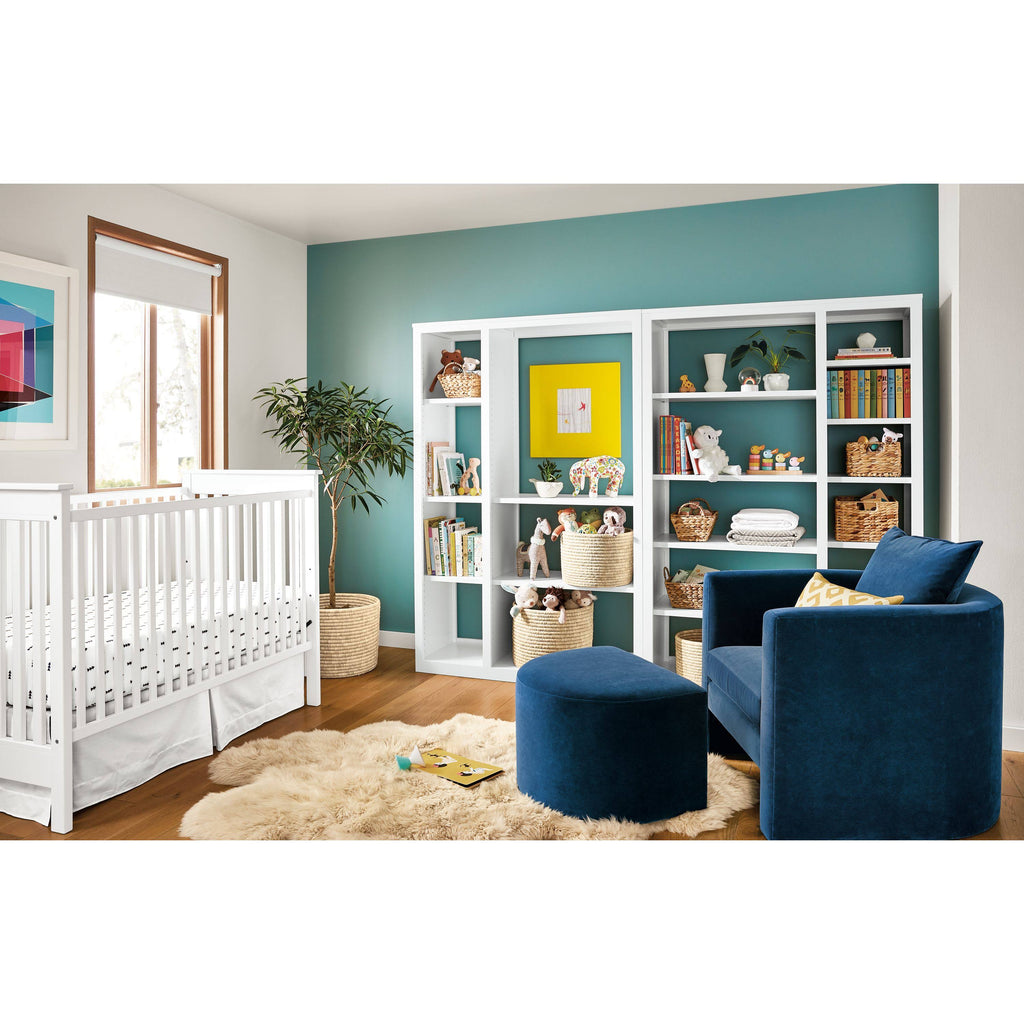 Modern Nest Crib with Toddler Bed Frame Conversion Rail G18760