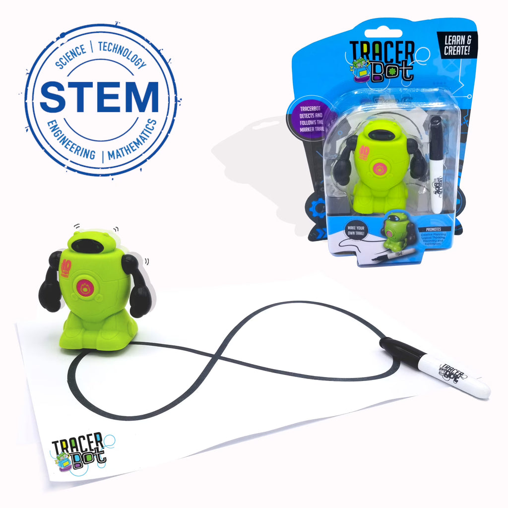 Green Mini Inductive Robot Stem Toy S46874