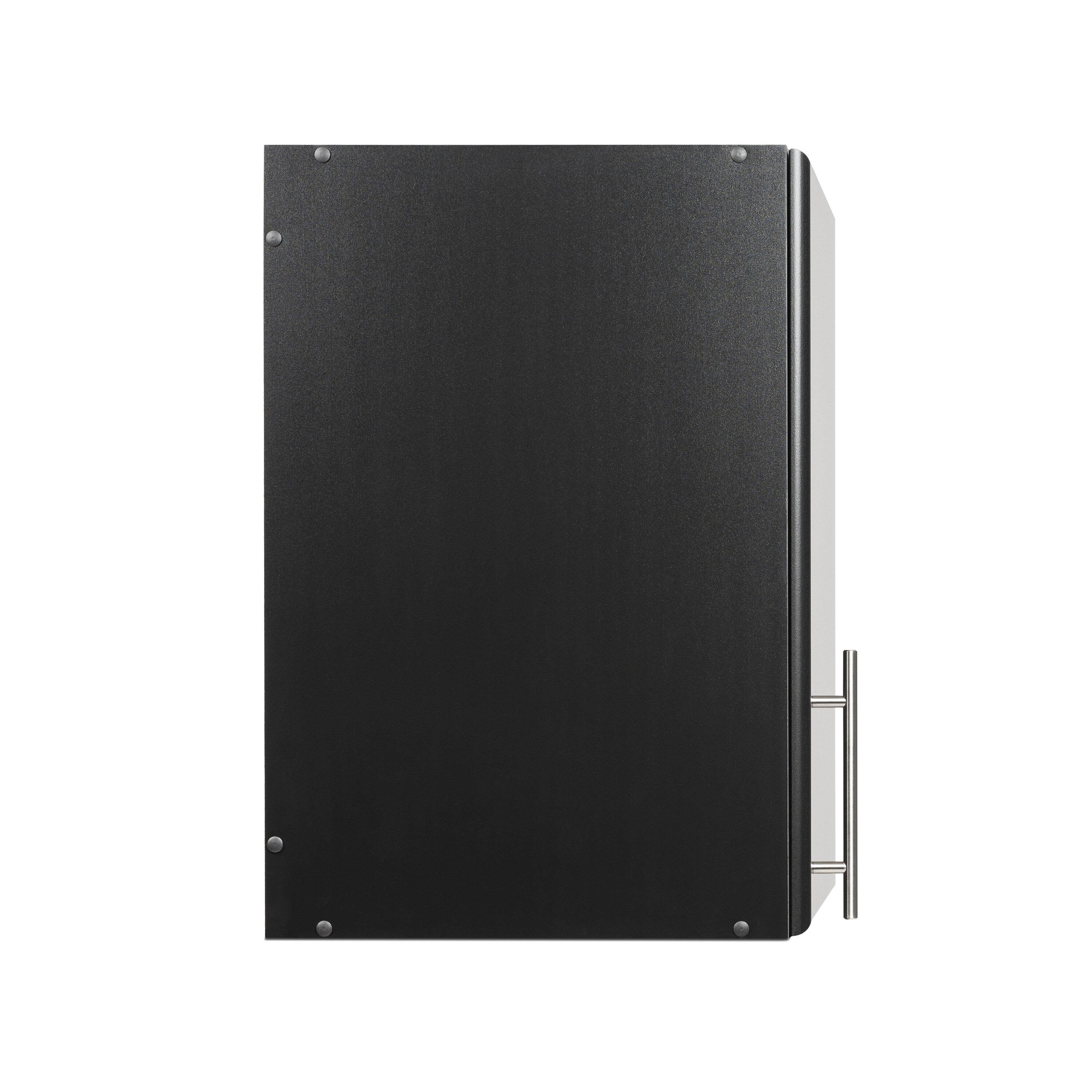 Black Stackable Wall Cabinet O843