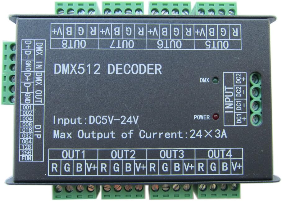 24 Channel RGB DMX512 Controller DC 5V-24V A940