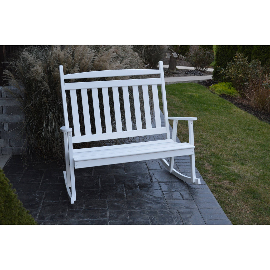 Caribbean Blue Porch Rocker D24130