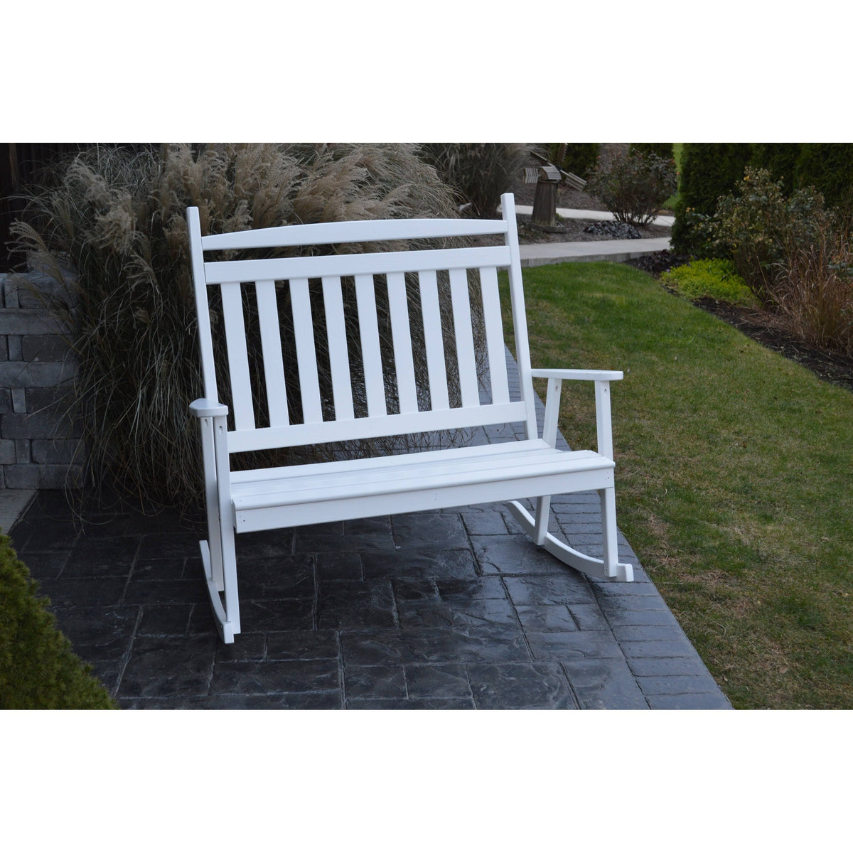 Caribbean Blue Porch Rocker D24130