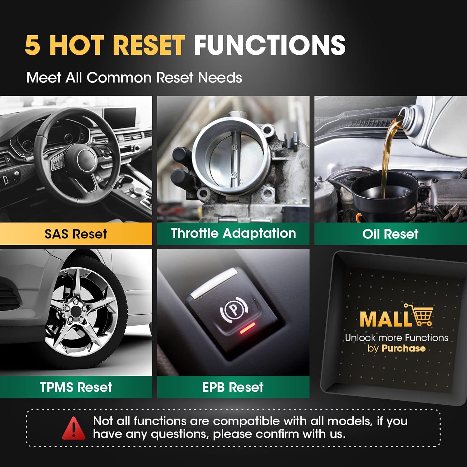 OBD2 Scanner Diagnostic Tool with ABS SRS Transmission Code Reader N4701