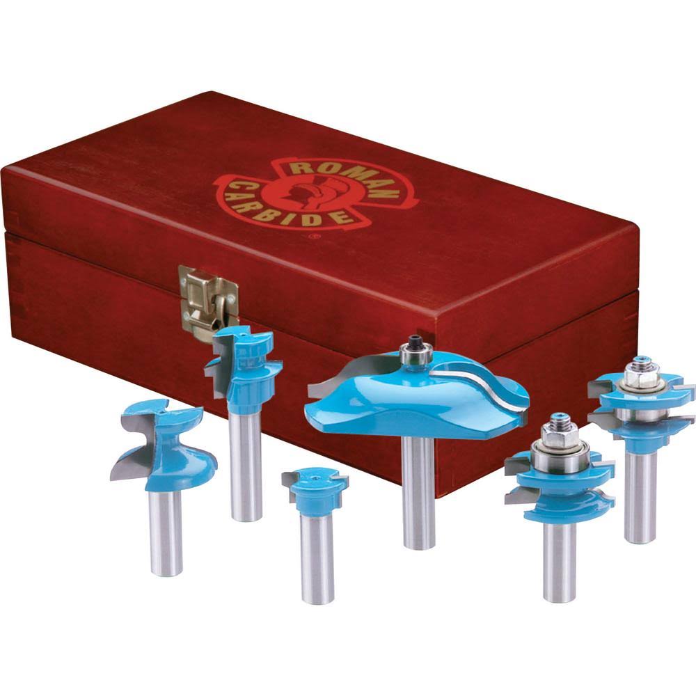 6 pc. Stile and Rail Set 1/2 inch Shank I70240