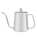 550ml Stainless Steel Gooseneck Coffee Pot Kettle with Lid V78285
