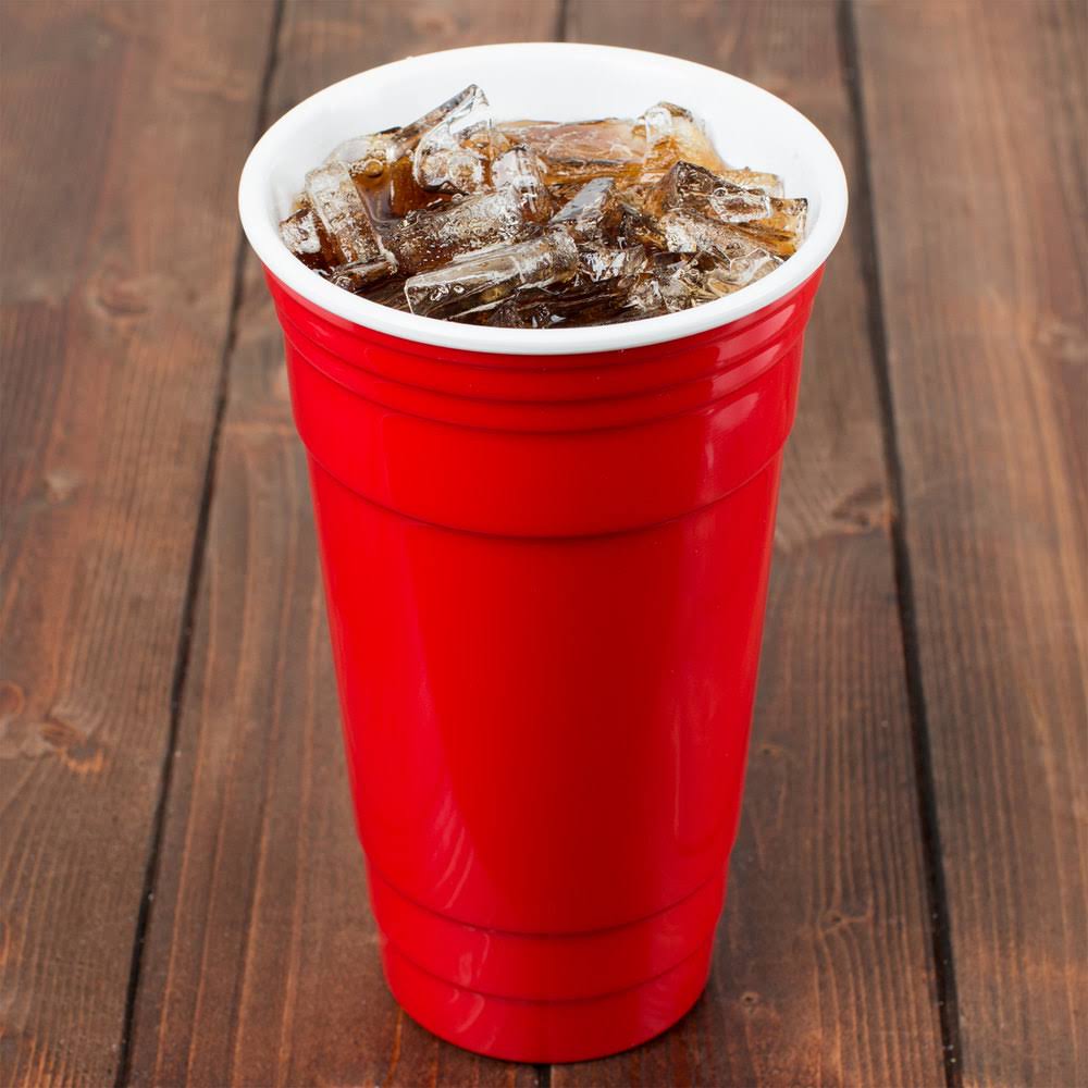 Red Reusable Plastic Tumbler C42170