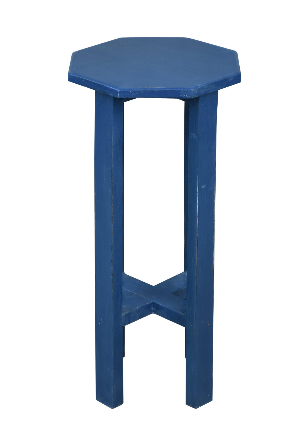Saltydog Blue Cottage Octagon Side Table C4466