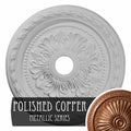 23 5/8x22OD x 3 5/8x22ID x 1 5/8x22P Hand-Painted Polished Copper Ceiling Medallion Y500342