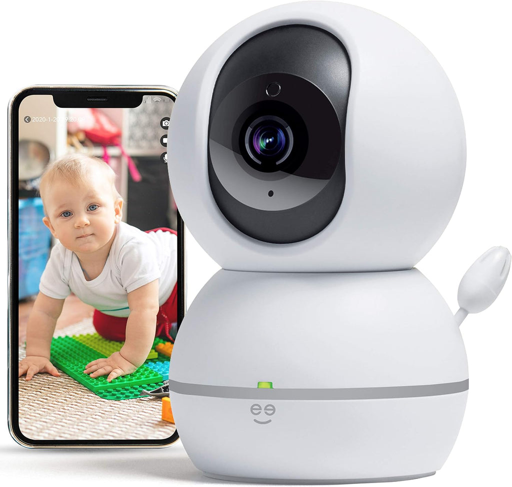 1080p Wireless WiFi Pet and Baby Monitor Camera (Pastel Blue) A2099
