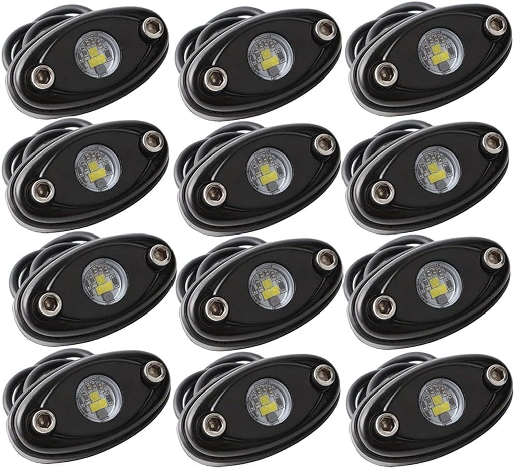 White LED Rock Lights 40PCS B17964