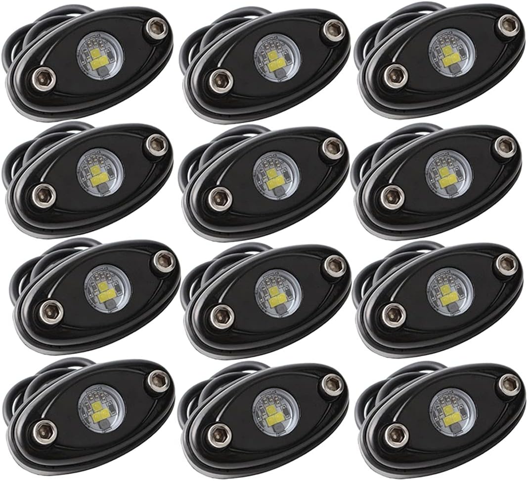 White LED Rock Lights 40PCS B17964