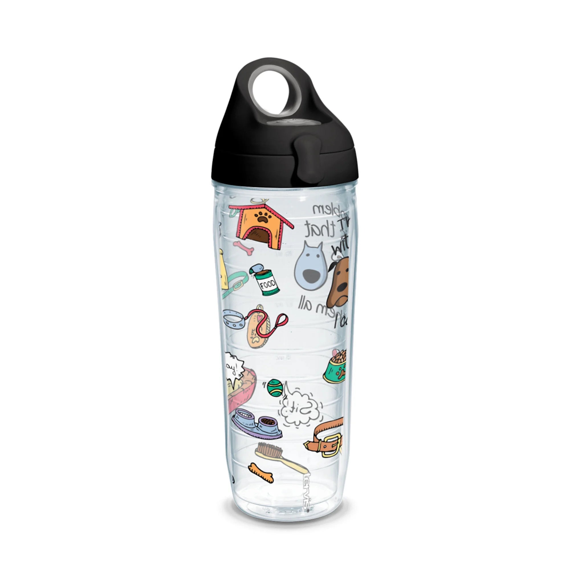 24 oz Water Bottle with Lid, 2 Pack O427714