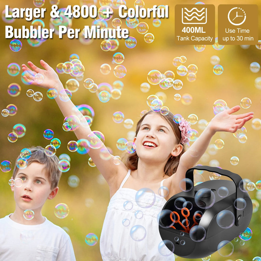 Portable Rechargeable Bubble Machine M287