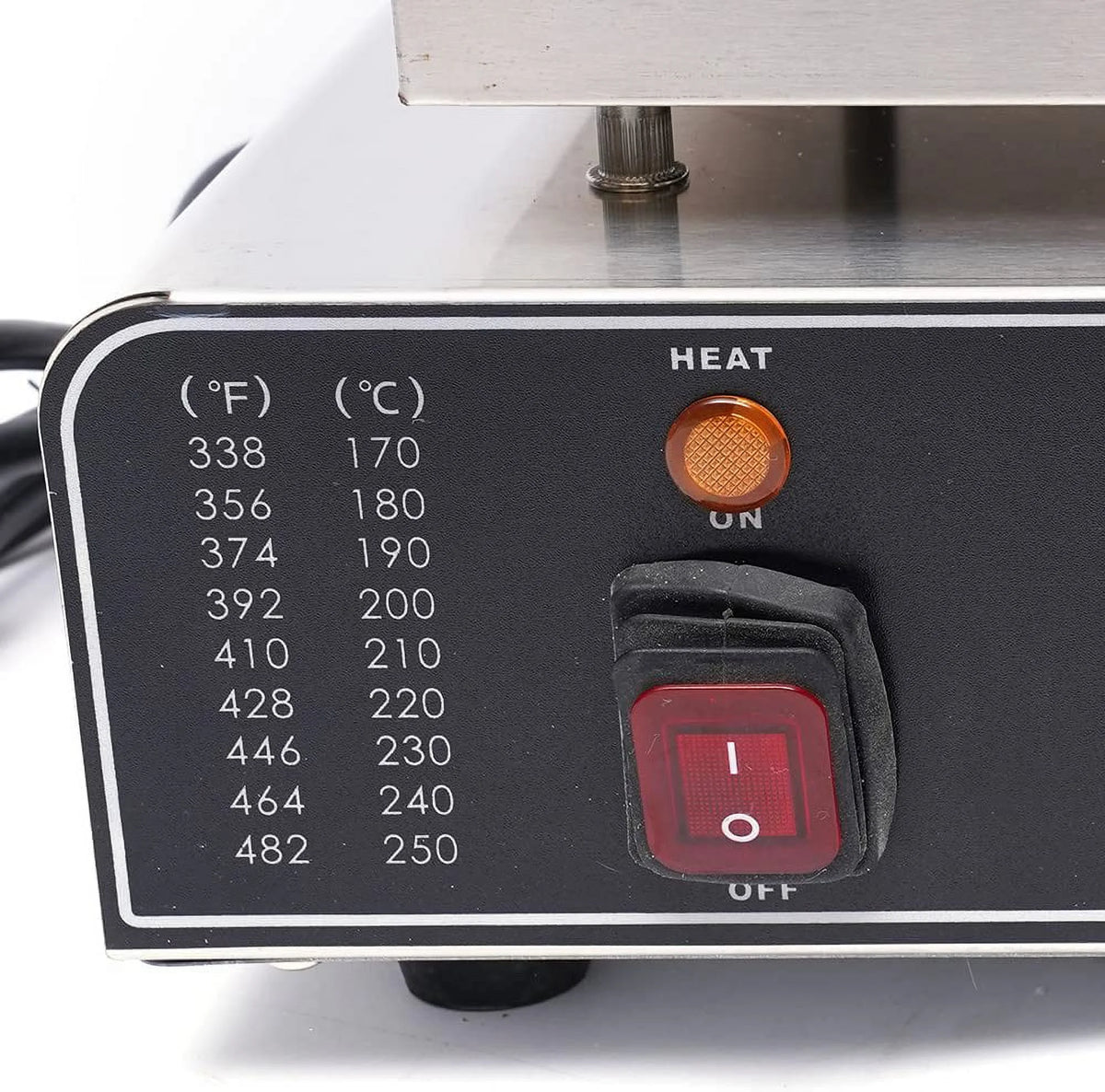 Black Stainless Steel Nonstick Waffle Maker I1593