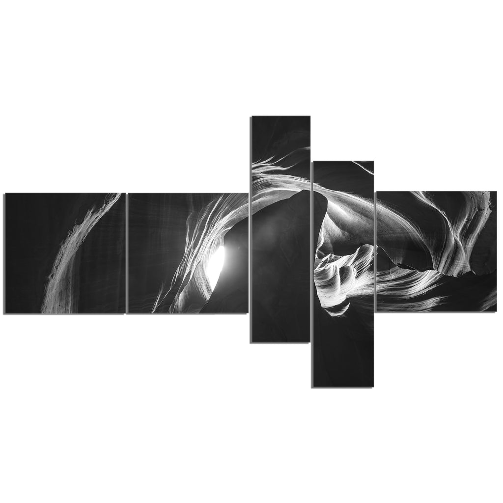 Antelope Canyon Landscape Photography Canvas Print 5 Panels D9958