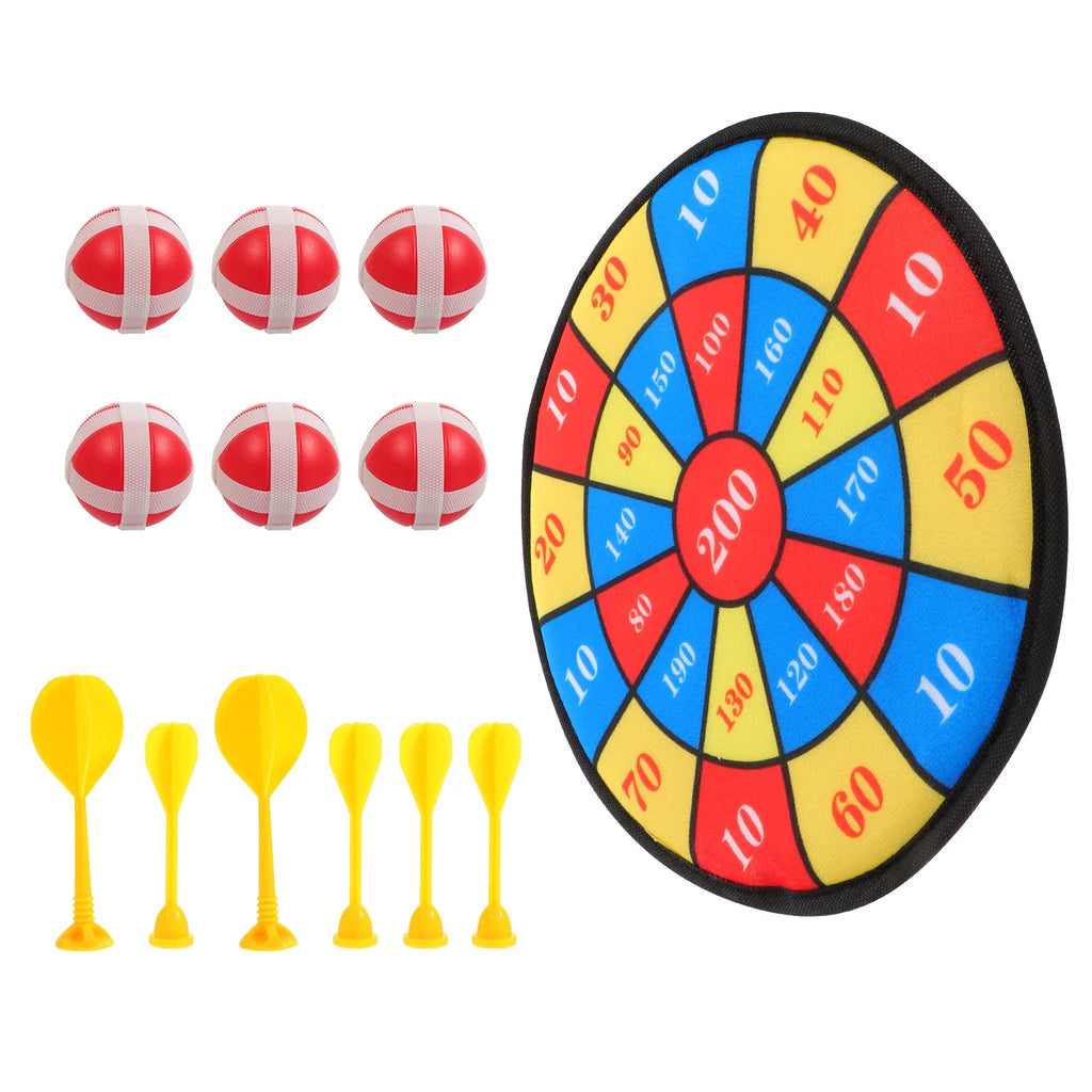 13Pcs Kids Sticky Target Darts Board Toys H754