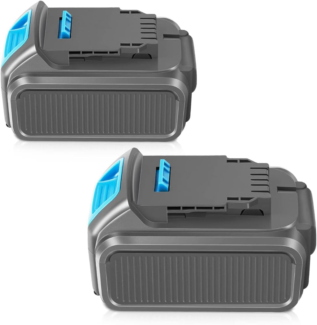 2 Packs 20V 6.0Ah Battery with LED Indicator (Grey) O3695