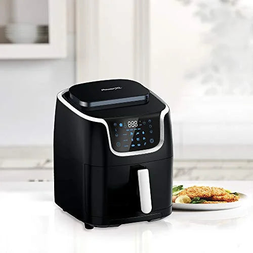 7 QT 10-in-1 Black Air Fryer Steamer Combo F831903