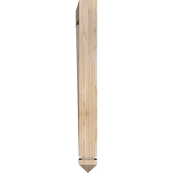 Douglas Fir Arts & Crafts Smooth Bracket U835