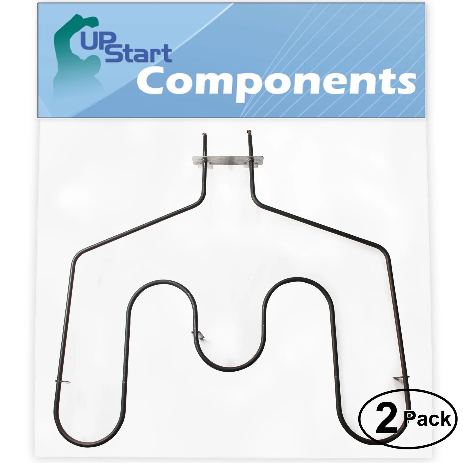 2-Pack Replacement Bake Element for General Electric Oven Heating Element L84538