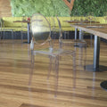 Set of 4 Transparent Resin Ghost Chairs B3328