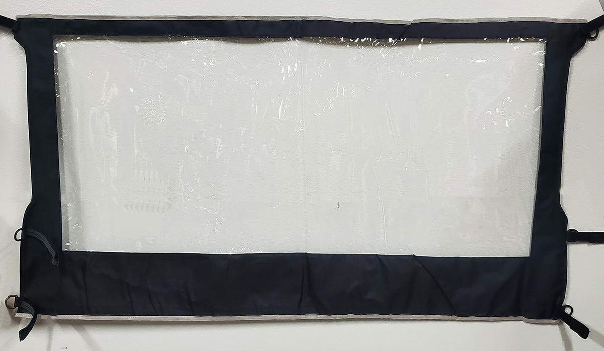 Fabric Vinyl Clear Windshield for Polaris Ranger 500 UTV Pack of 2 B7728