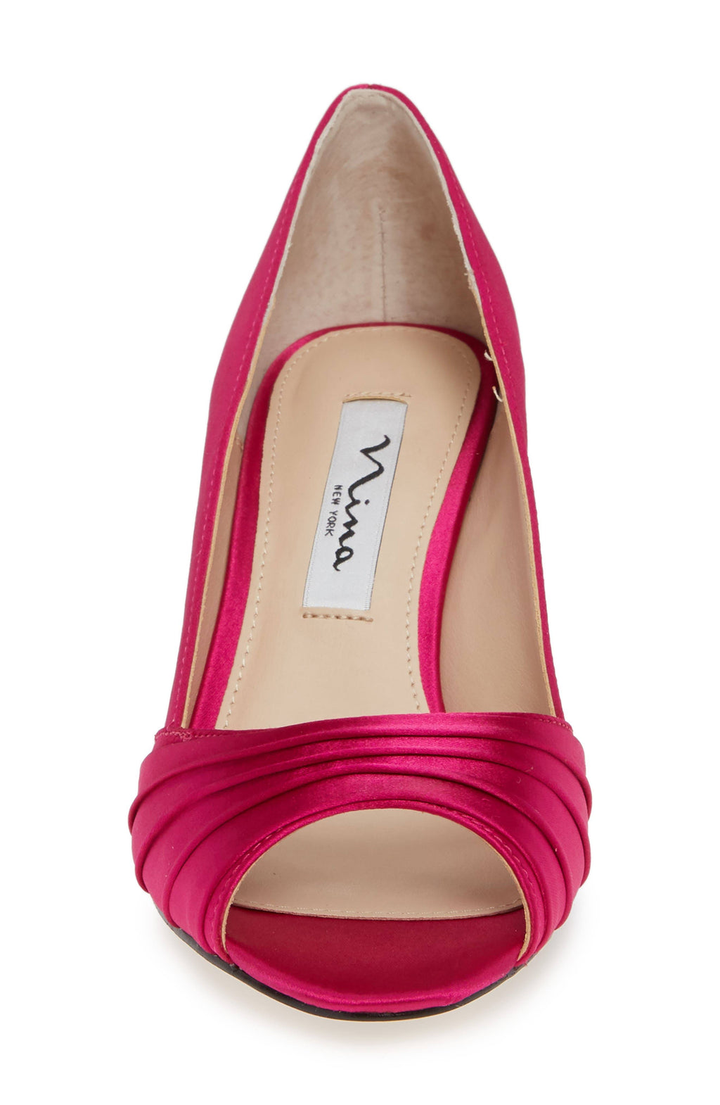 Wide Width Satin Pump D12655