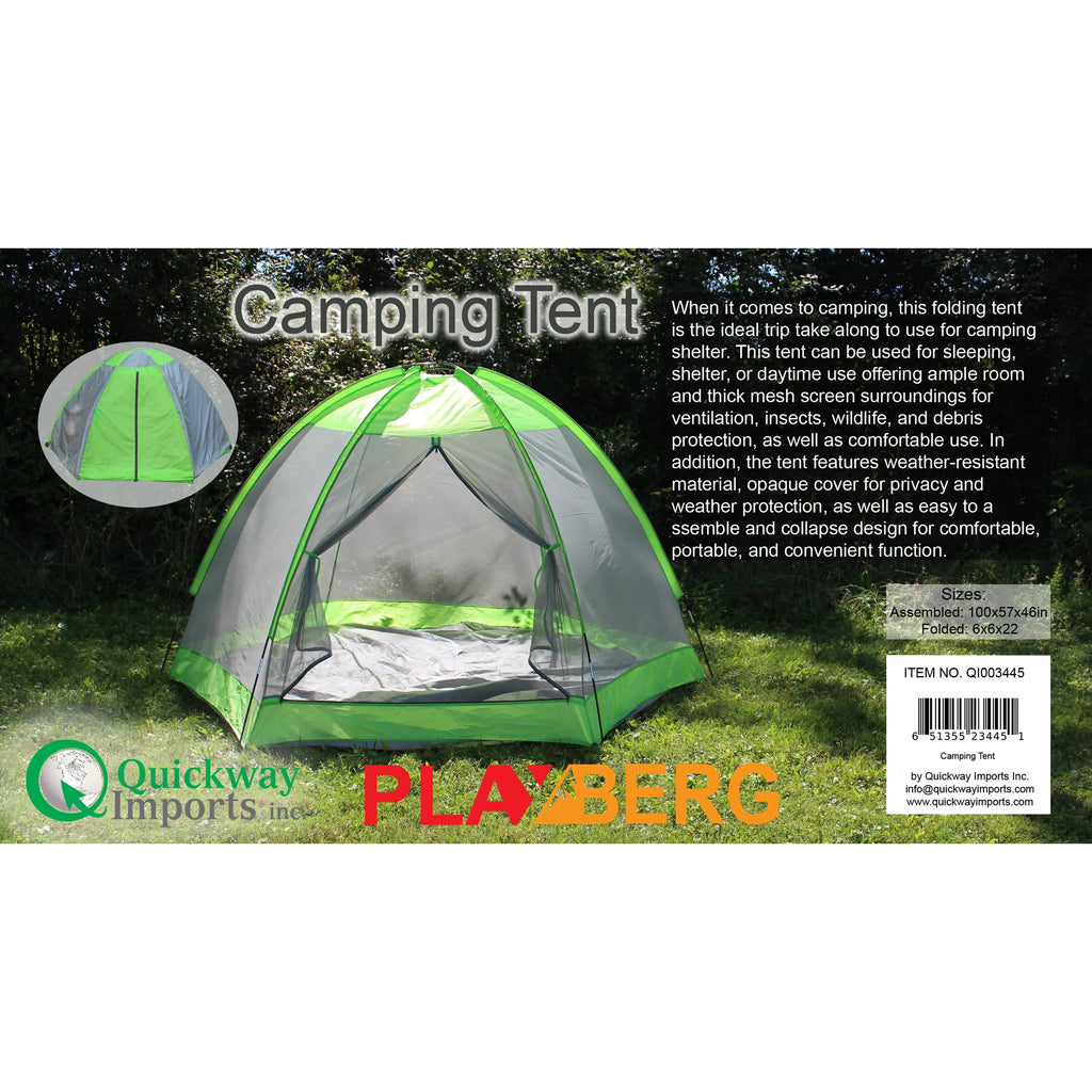 Camping Folding Tent with Screen Exterior O9890